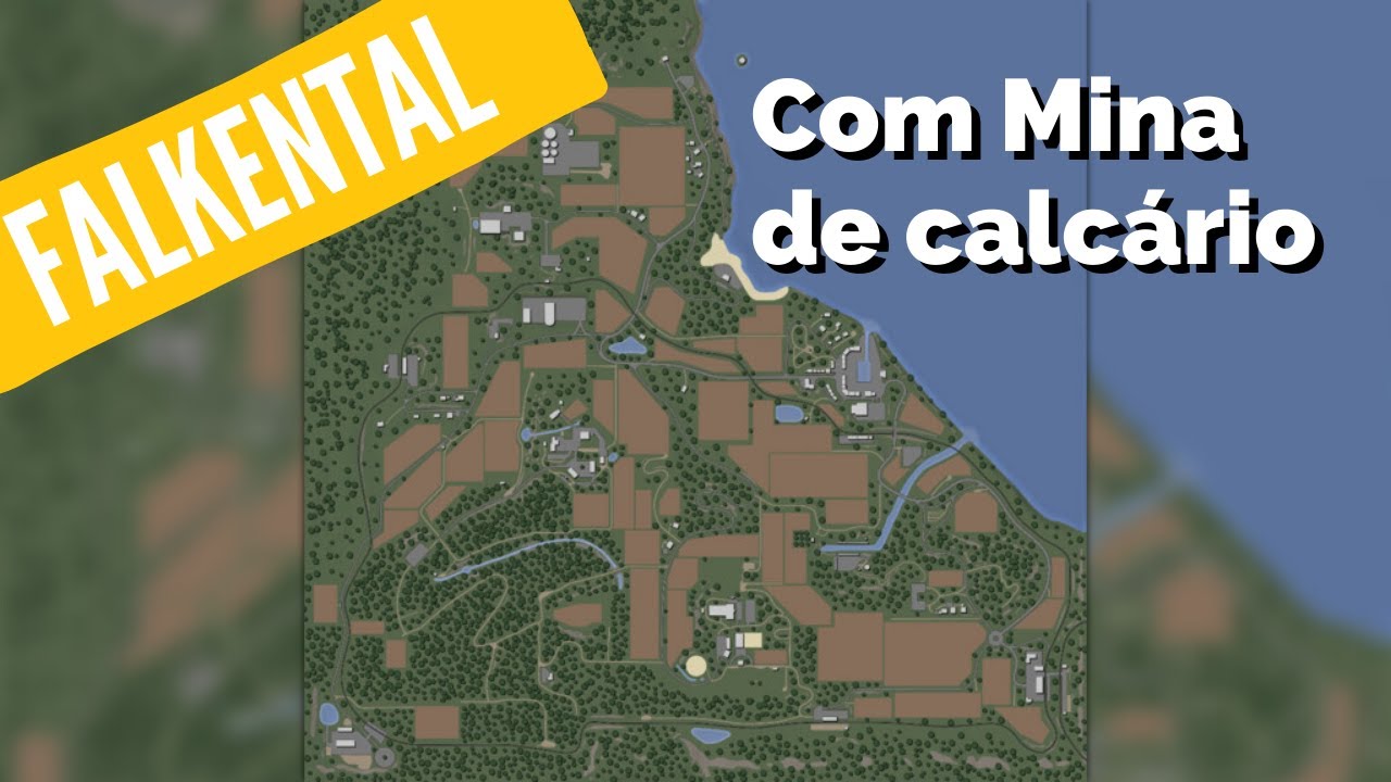 Mapa Falkental para o FARMING SIMULATOR 19
