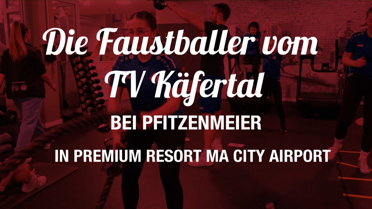 Faustball-Team des TV 1880 Käfertal zu Gast bei Pfitzenmeier