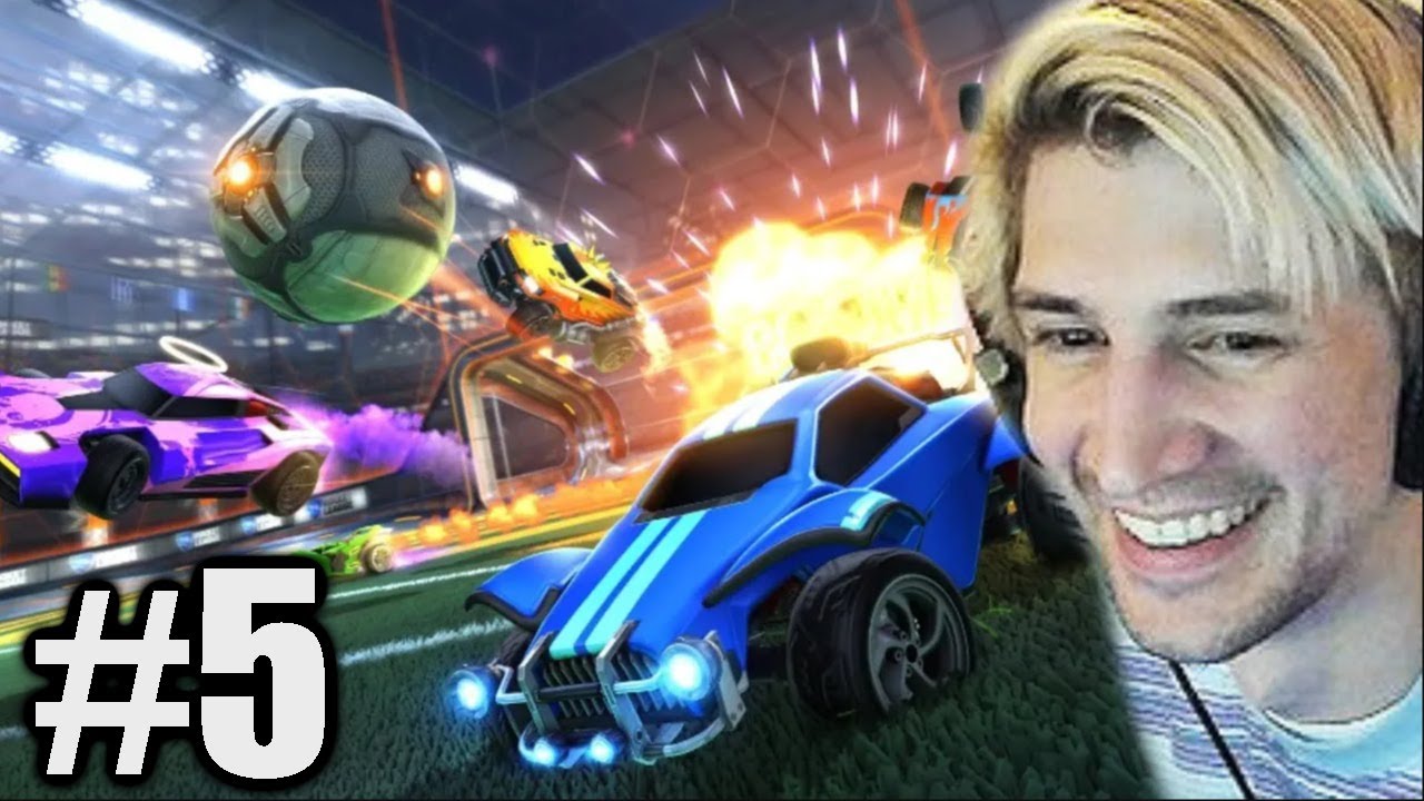 XQC PLAYS ROCKET LEAGUE W/ JESSE & POKE #5