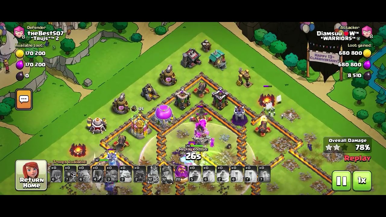I fought Th11 & Th12 practicing BOWITCH ATTACK #clashofclans #coc