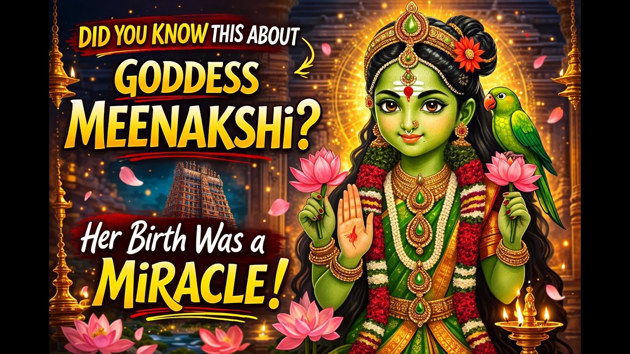 Did You Know About Goddess Meenakshi? Her Birth Was a Miracle!