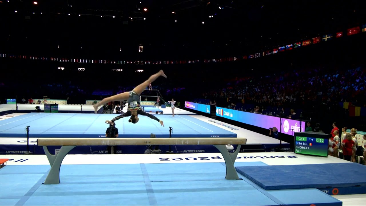 ENGHELS Fien (BEL)_2023 Artistic Worlds, Antwerp (BEL)_Qualifications_Balance Beam