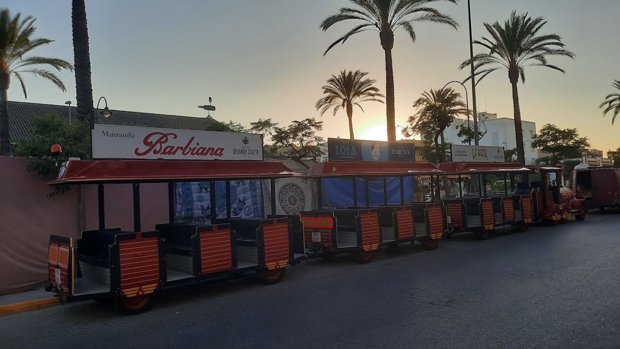 FAMOUS TRAIN IN SANLUCAR DE BARRAMEDA 2024