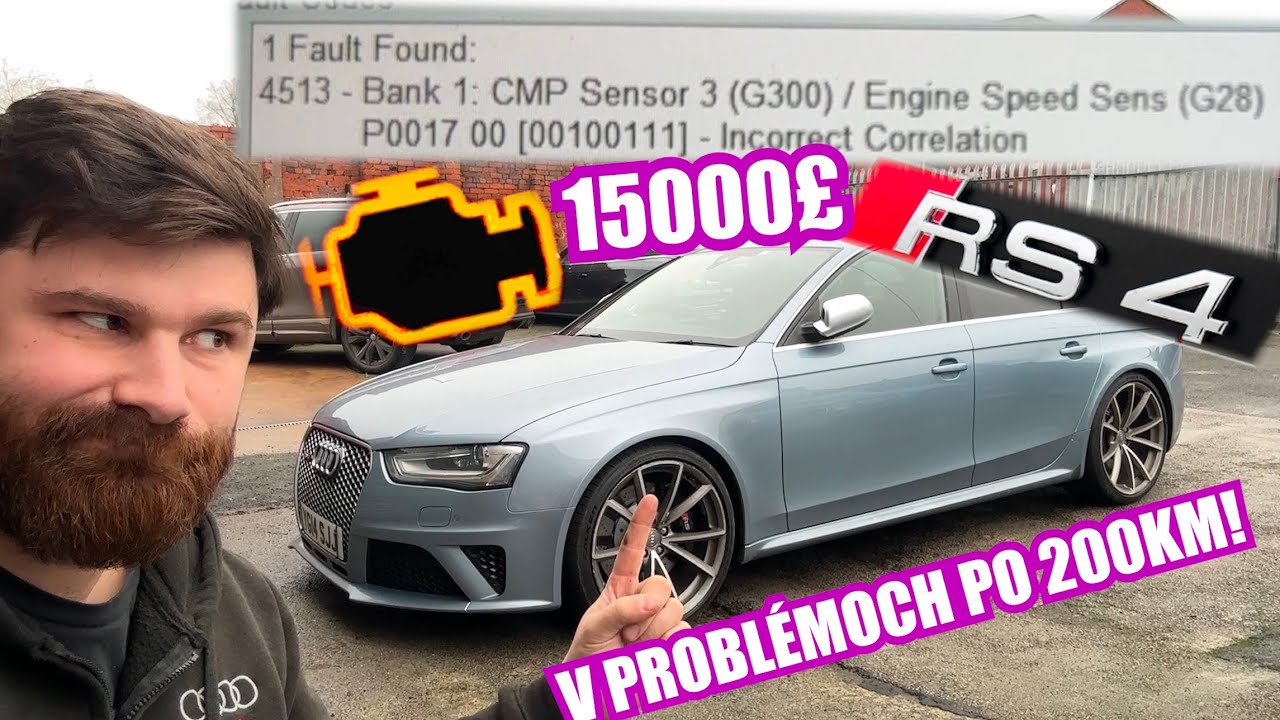 Audi RS4 z Japonska dostala nový motor za 15.000£ , ale skončil v problémech po 200 KM! Prečo?