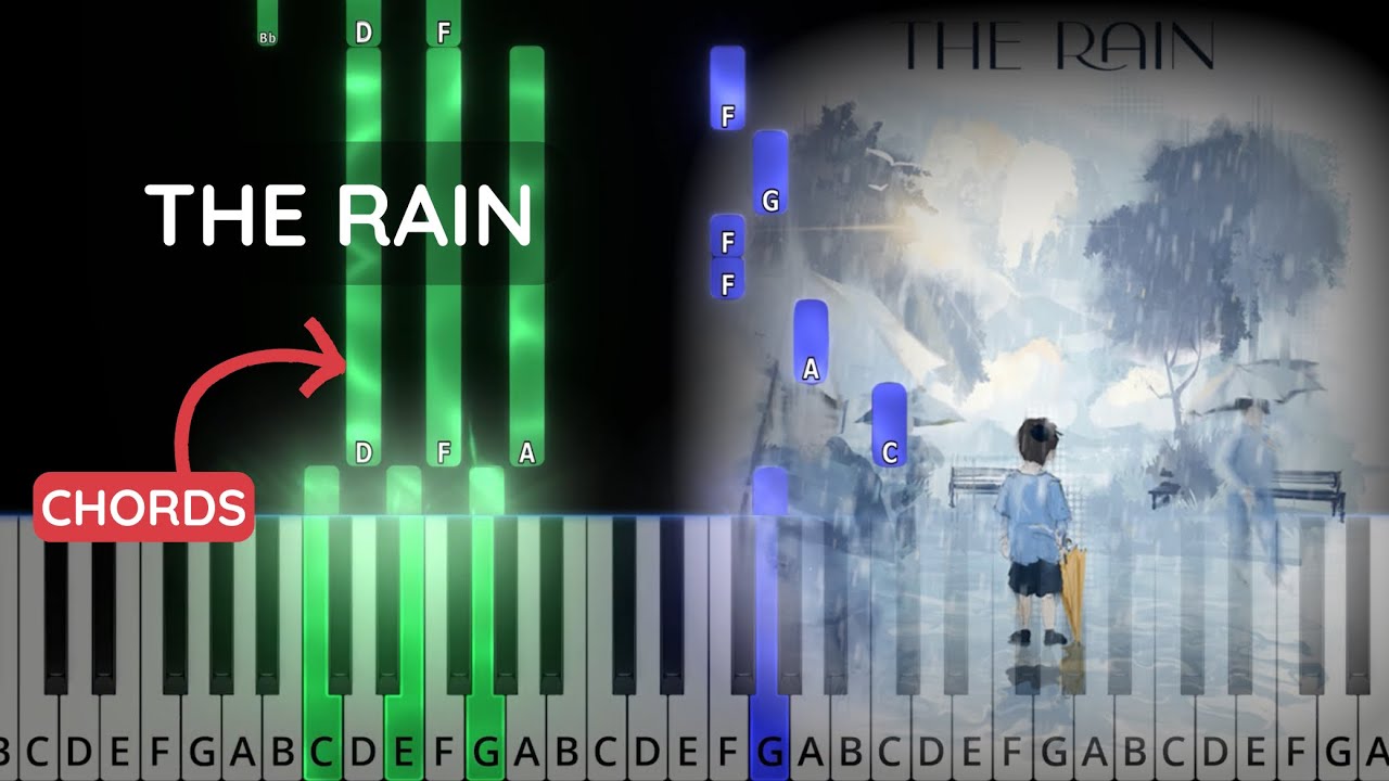 The Rain by TAI. Easy piano tutorial with chords