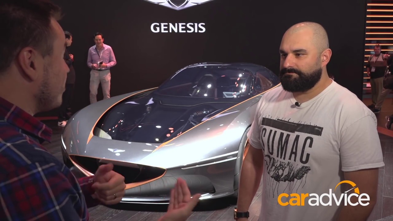 2018 Genesis Essentia Concept Sasha Selipanov interview - 2018 New York motor show