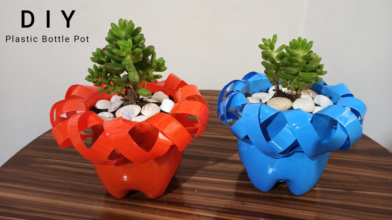 PLASTIC BOTTLE PLANTERS