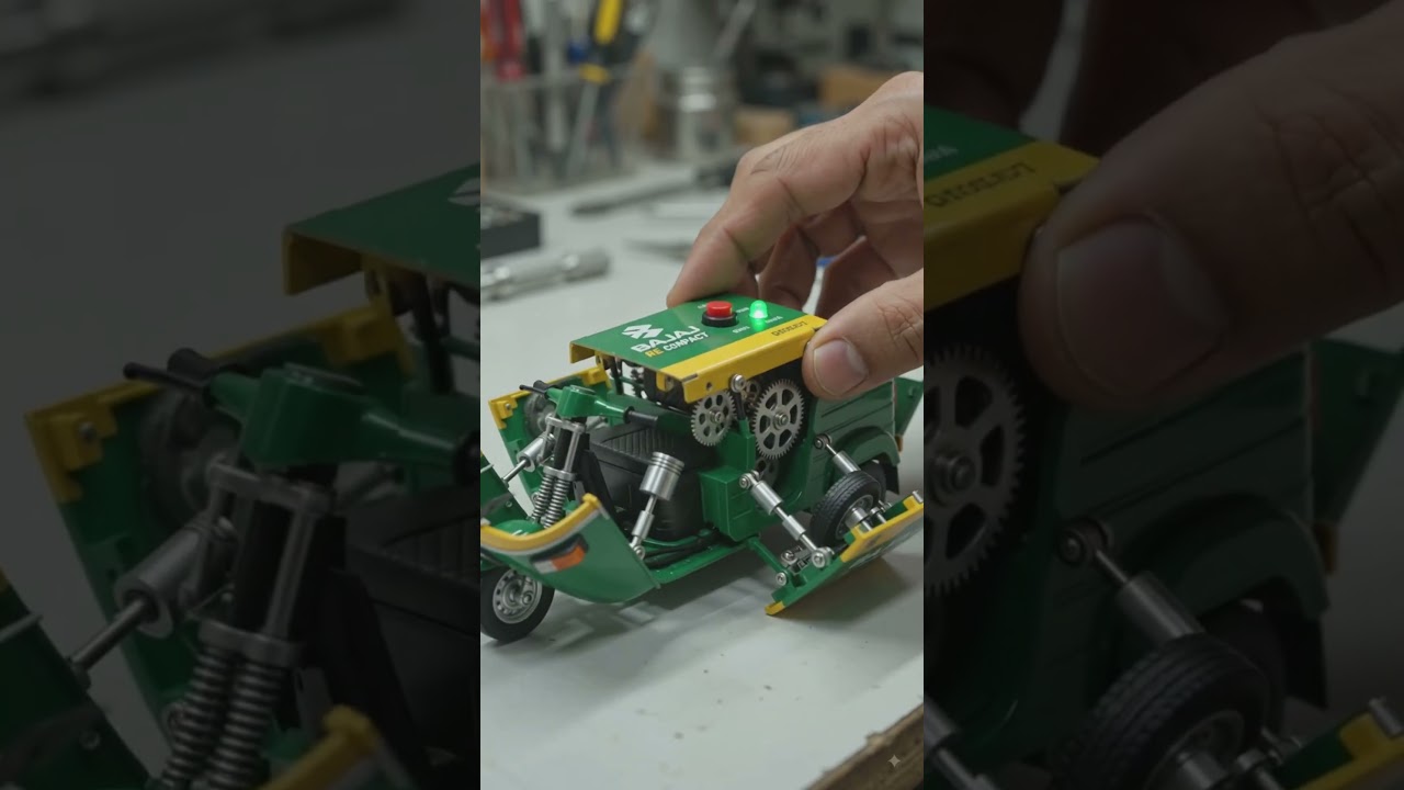 😱 Box Turns Into Auto Rickshaw! Amazing Transformation 🚖⚙️