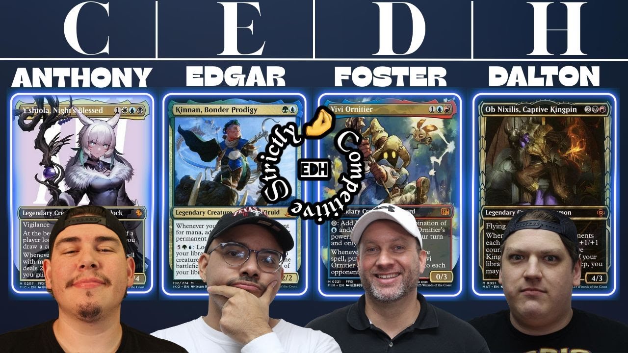 Turn 3 Consecrated Sphinx?! Insane cEDH Gameplay: Y'shtola vs Kinnan vs Vivi vs Ob Nix