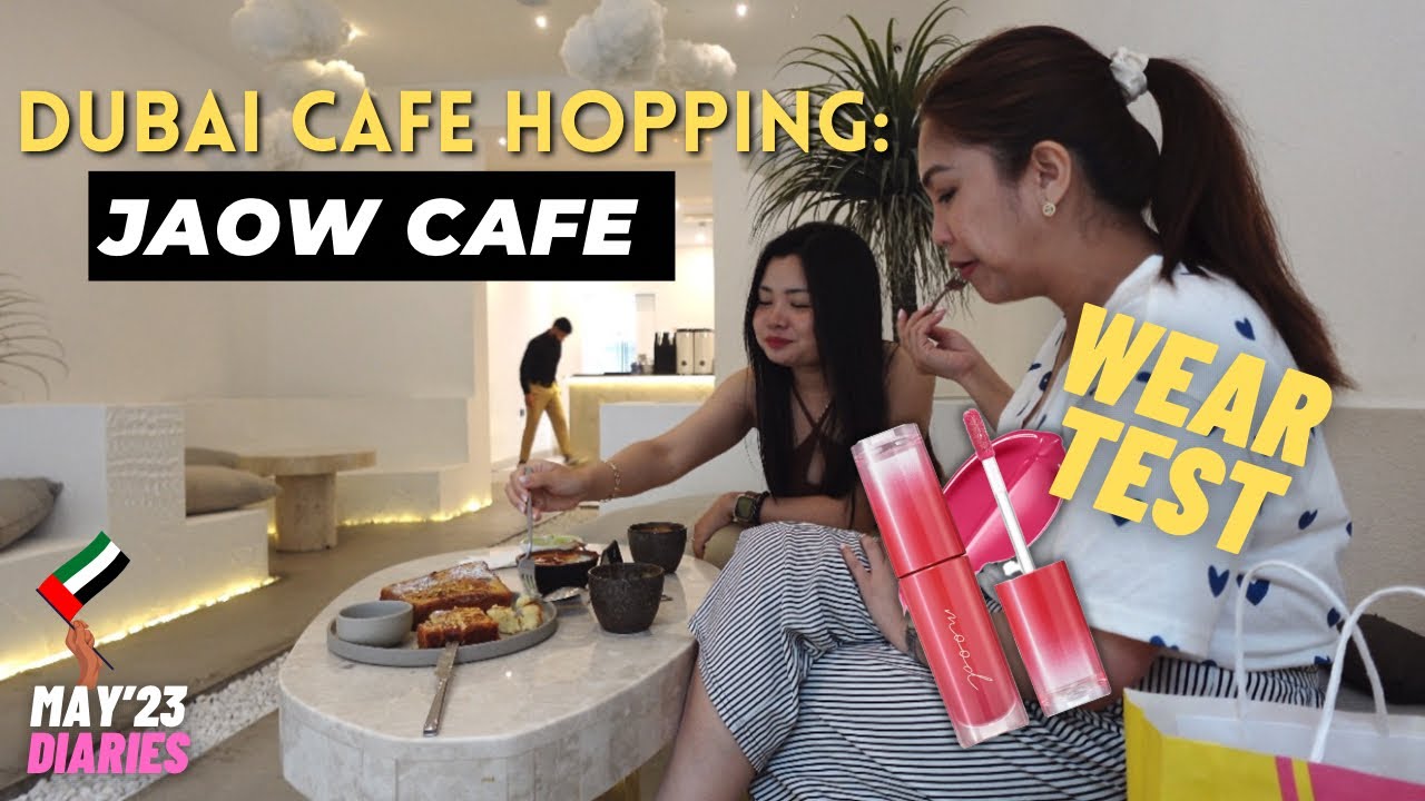 DUBAI CAFE HOPPING at JAOW CAFE (The Best Bakery in Dubai?)