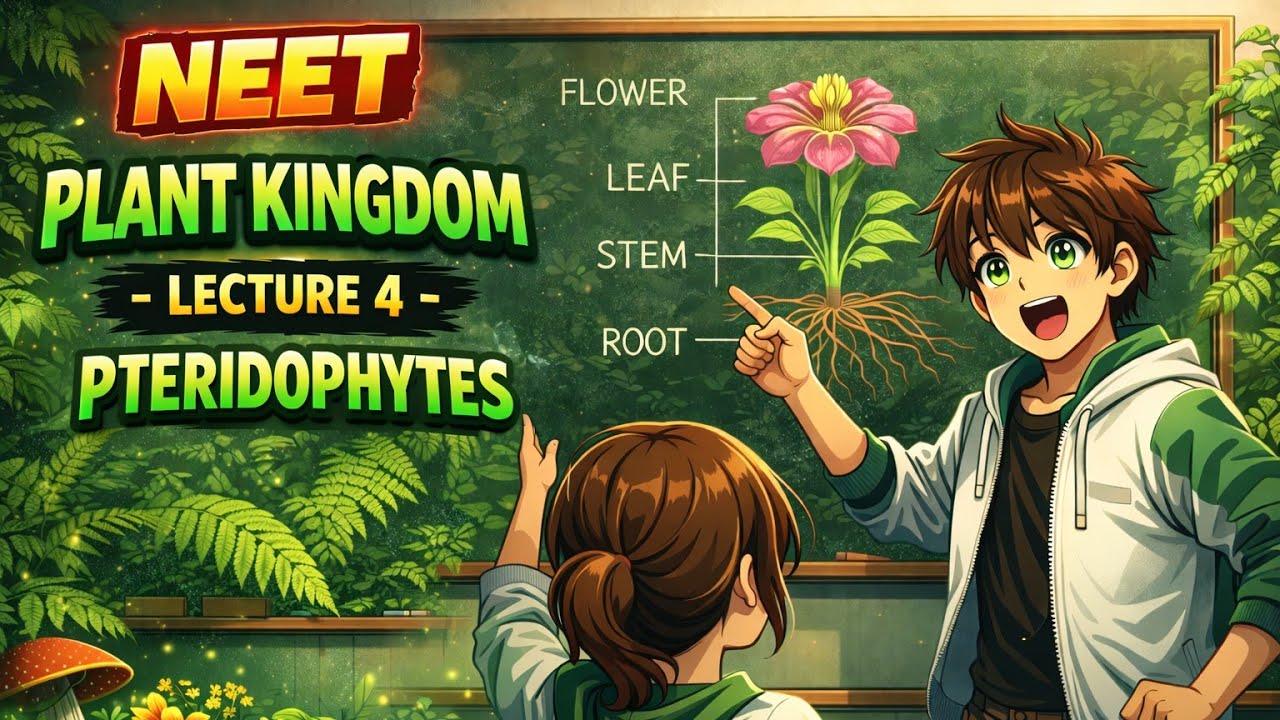 Plant Kingdom – Pteridophytes | Lecture 4 🌿 | NEET 2026 Important Concepts