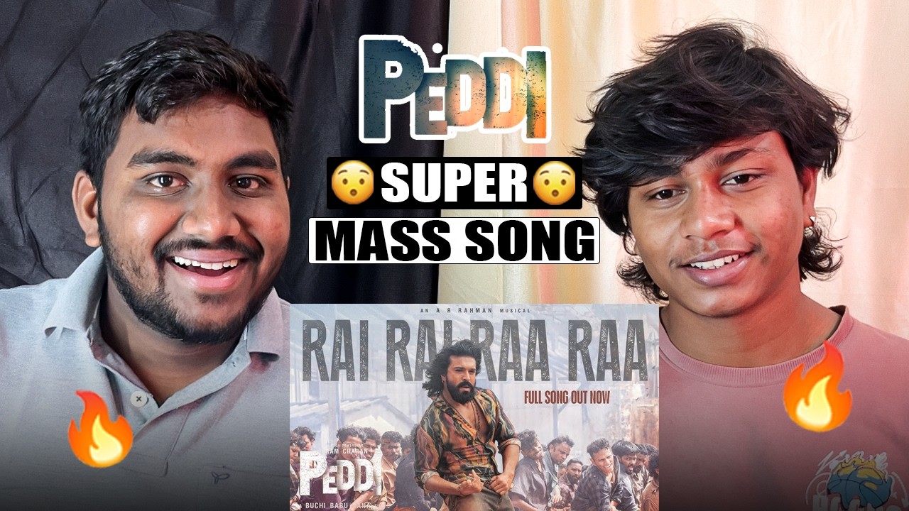 Rai Rai Raa Raa Song (Telugu) | Peddi | Ram Charan | Janhvi | Buchi Babu Sana |AR Rahman #Let'sreact