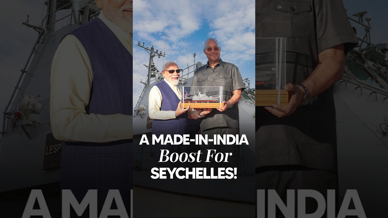 Made-in-India Fast Patrol Vessel Boosts Seychelles' Maritime Security | #PMModiInSeychelles