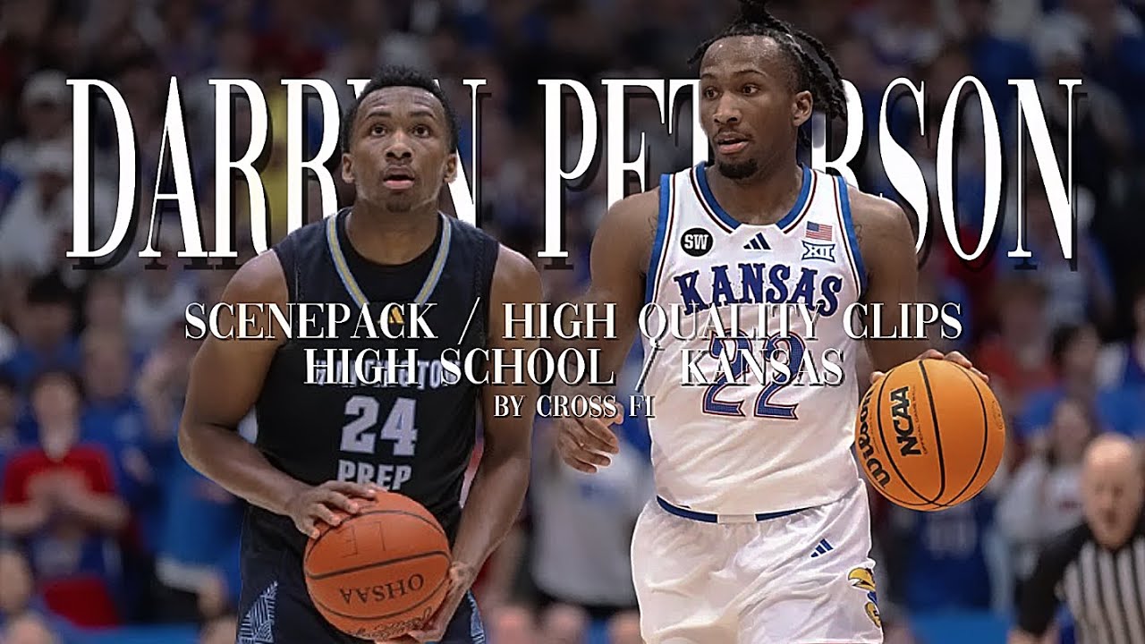 Darryn Peterson Scene Pack / High Quality Clips | High school + Kansas | @ me if used