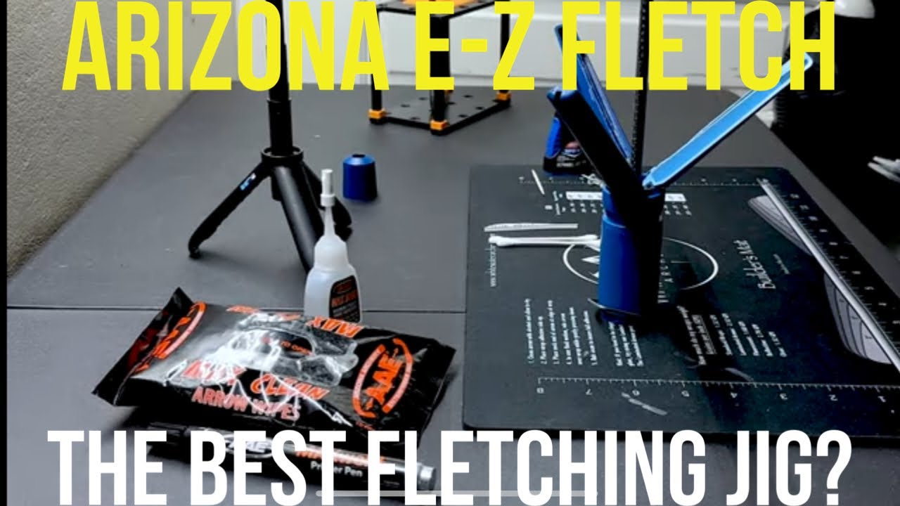 How I Fletch Arrows With The Arizona E-Z Fletch