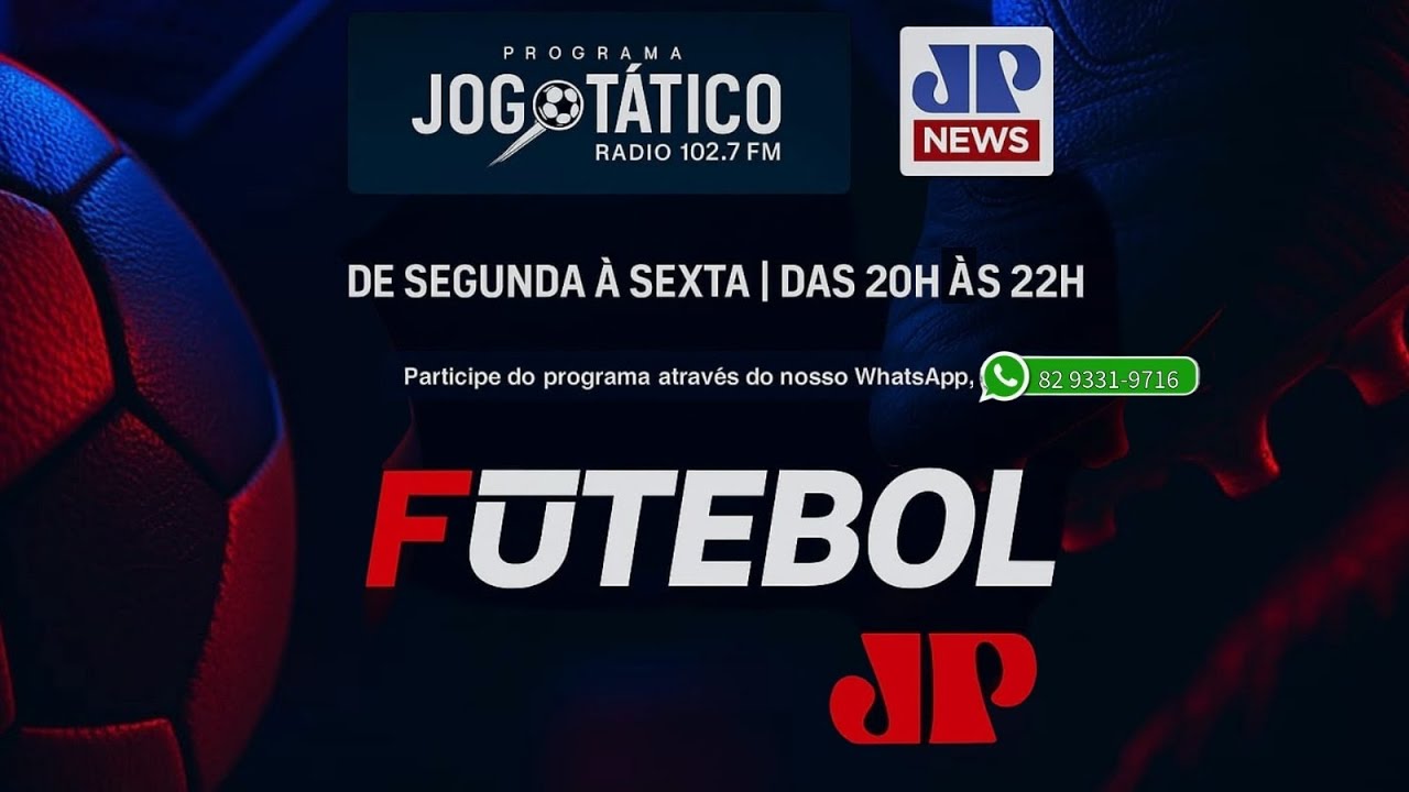 JOGO TÁTICO COM O ESQUADRÃO DA JOVEM PAN NEWS - AO VIVO 20/01/2026