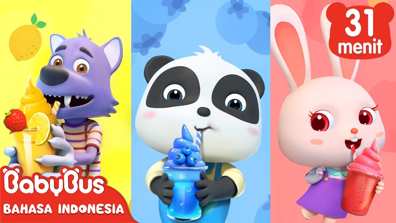 Lagu Smoothie Keren dan Enak | Belajar Warna untuk Anak | Lagu Anak-anak | BabyBus Bahasa Indonesia