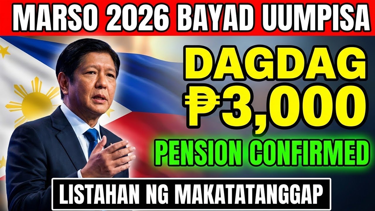 ₱3,000 Dagdag na Pension ngayong Marso 2026? Nilinaw ang Listahan ng Makakatanggap