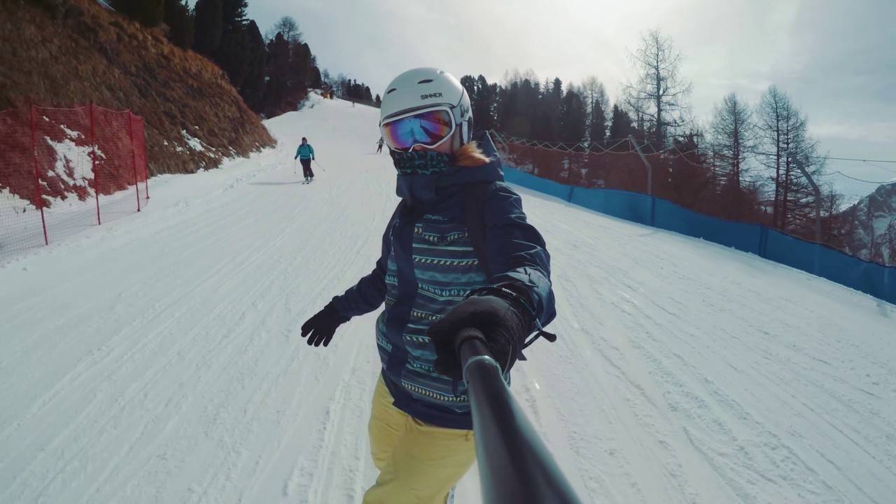Skiing in the Dolomites 2017 Soraga