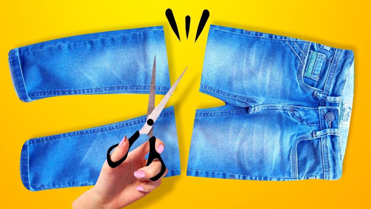 45 IDEIAS BRILHANTES COM OS SEUS JEANS VELHOS DIY TRANSFORMAÇÃO ROUPAS E ACESSÓRIOS | IDER ALVES
