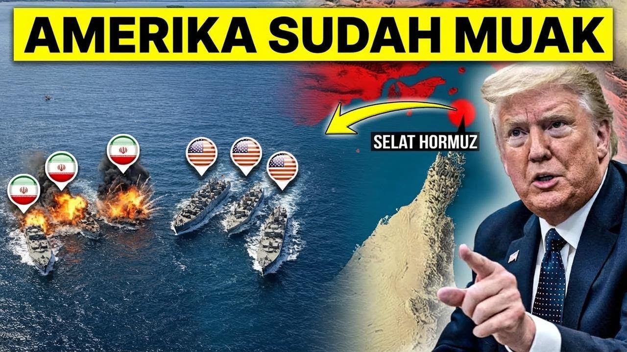 ALARM! Angkatan Laut Iran Lenyap, 20 Kapal Dihancurkan AS