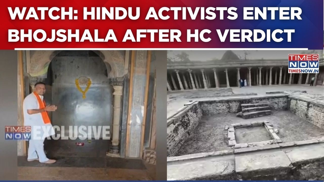 Bhojshala Row Intensifies: Hindu Activists Enter Complex After MP HC Verdict | Latest Updates