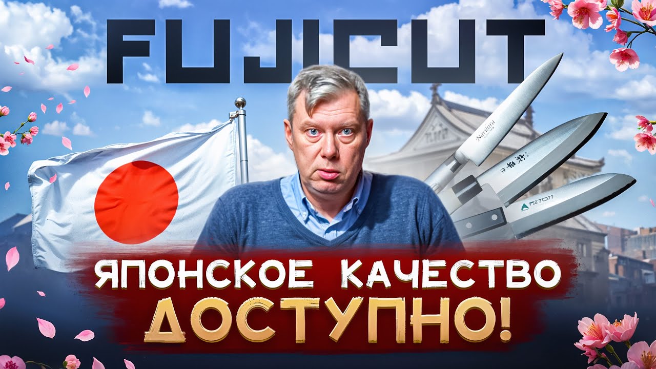 ДОСТУПНОЕ КАЧЕСТВО ОБЗОР НОЖЕЙ КОМПАНИИ FUJICUT!