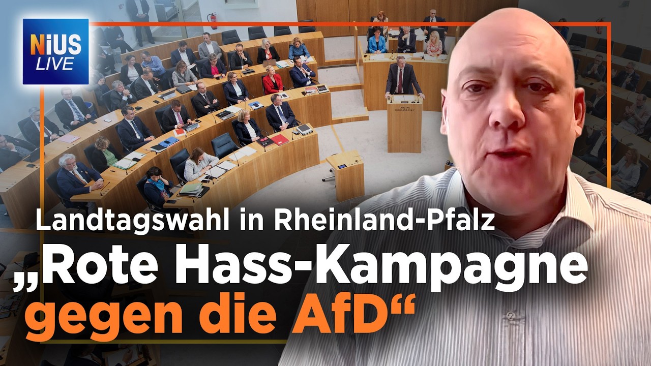 Wahl in Rheinland-Pfalz: SPD-Filz bekämpft die AfD! Joachim Paul live | NIUS Live vom 12.03.2026