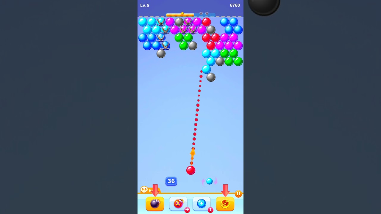 Bubble Shooter l Ball Shooting Game l Sp Level 5 l 🎮🤑🎧 #games #gaming #gameplay