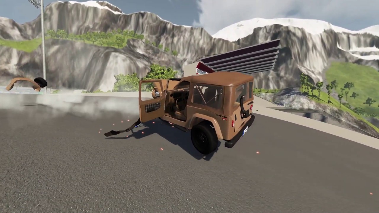 BeamNG.drive Slow-Motion Crash Compilation | Part 2