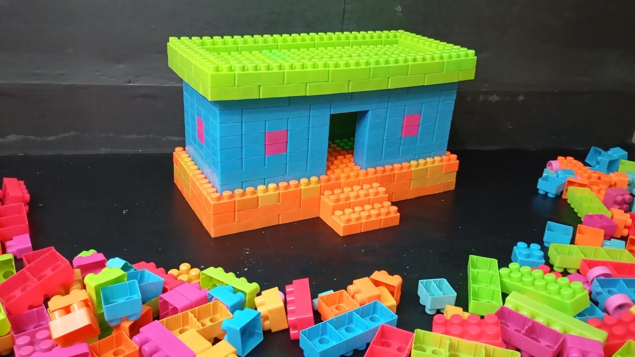 Satisfying DIY Big House Build | ASMR Building Blocks #buildingblocks SABRINA TOYS