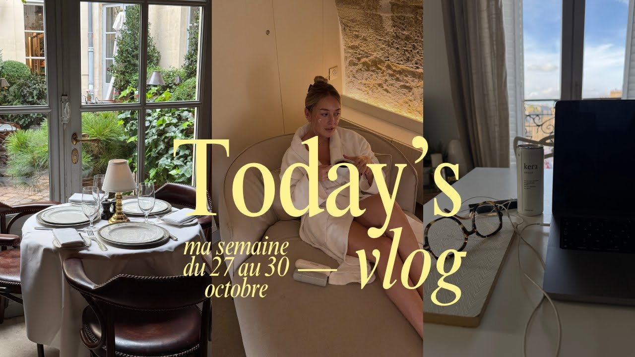 Autumn vlog à Paris | spa entre copines, contenu & chaos en cuisine