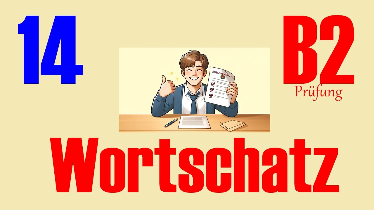 Wortschatz Kapitel 14. Deutsch B2, Linie 1 Beruf.