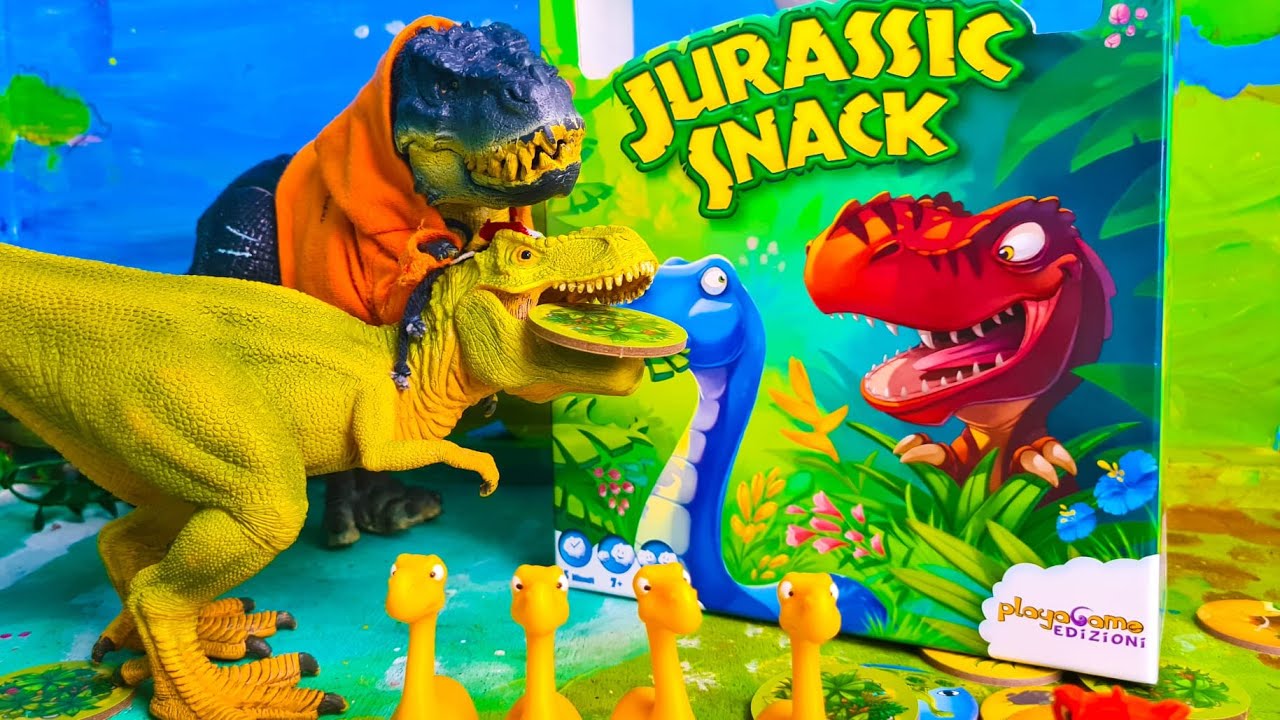JURASSIC SNACK 🌿🦕🦖 La sfida giurassica di Arex e Vastatore!