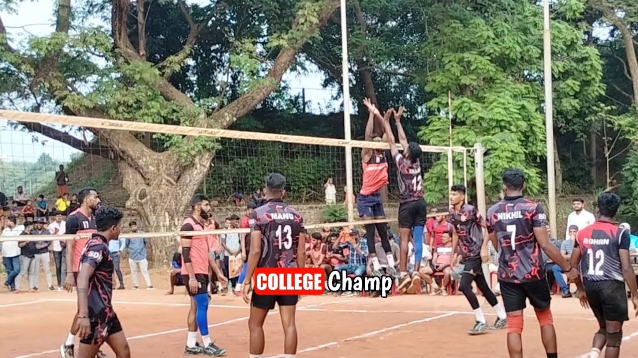 Alvas vs SDM ujire Mangalore interzone volleyball final ||first set part -1||