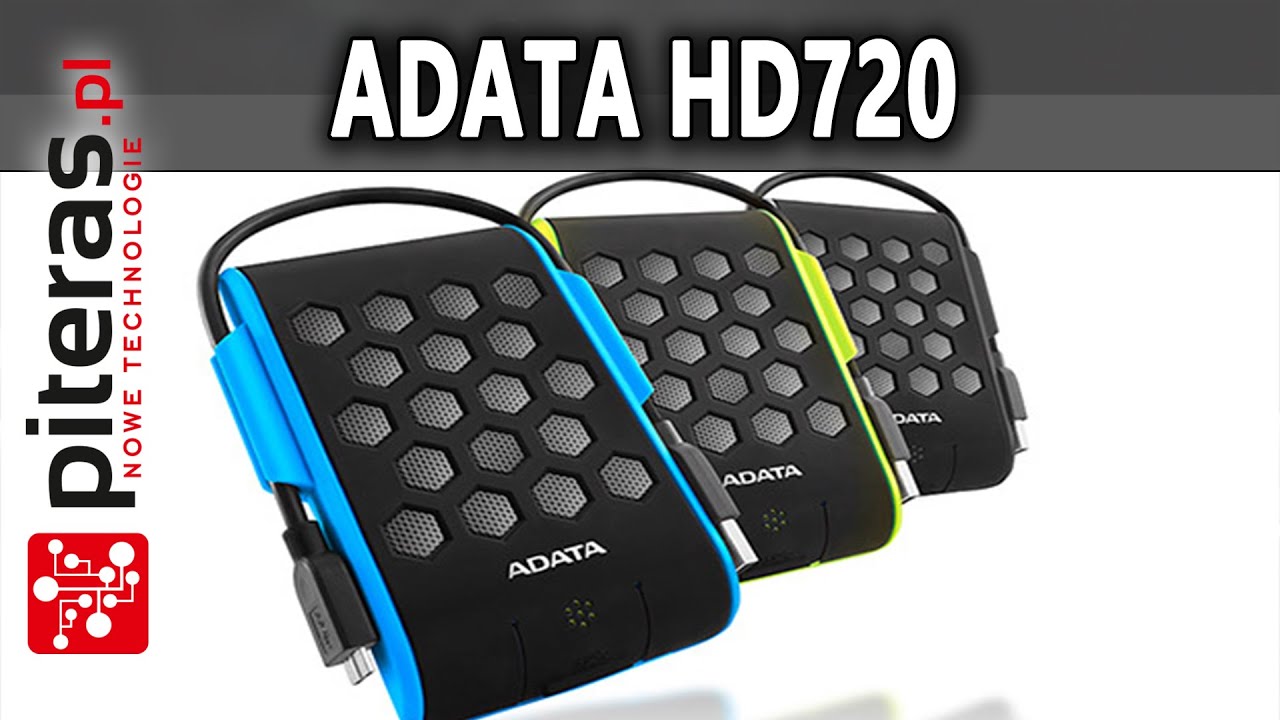 ADATA HD720 - Recenzja zewnętrznego dysku twardego + Test wodny IP68