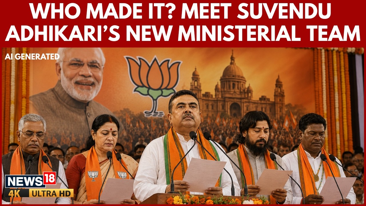 BJP Unveils 1st West Bengal Cabinet Under Suvendu Adhikari | Inside Suvendu's Ministers | N18V | 4K