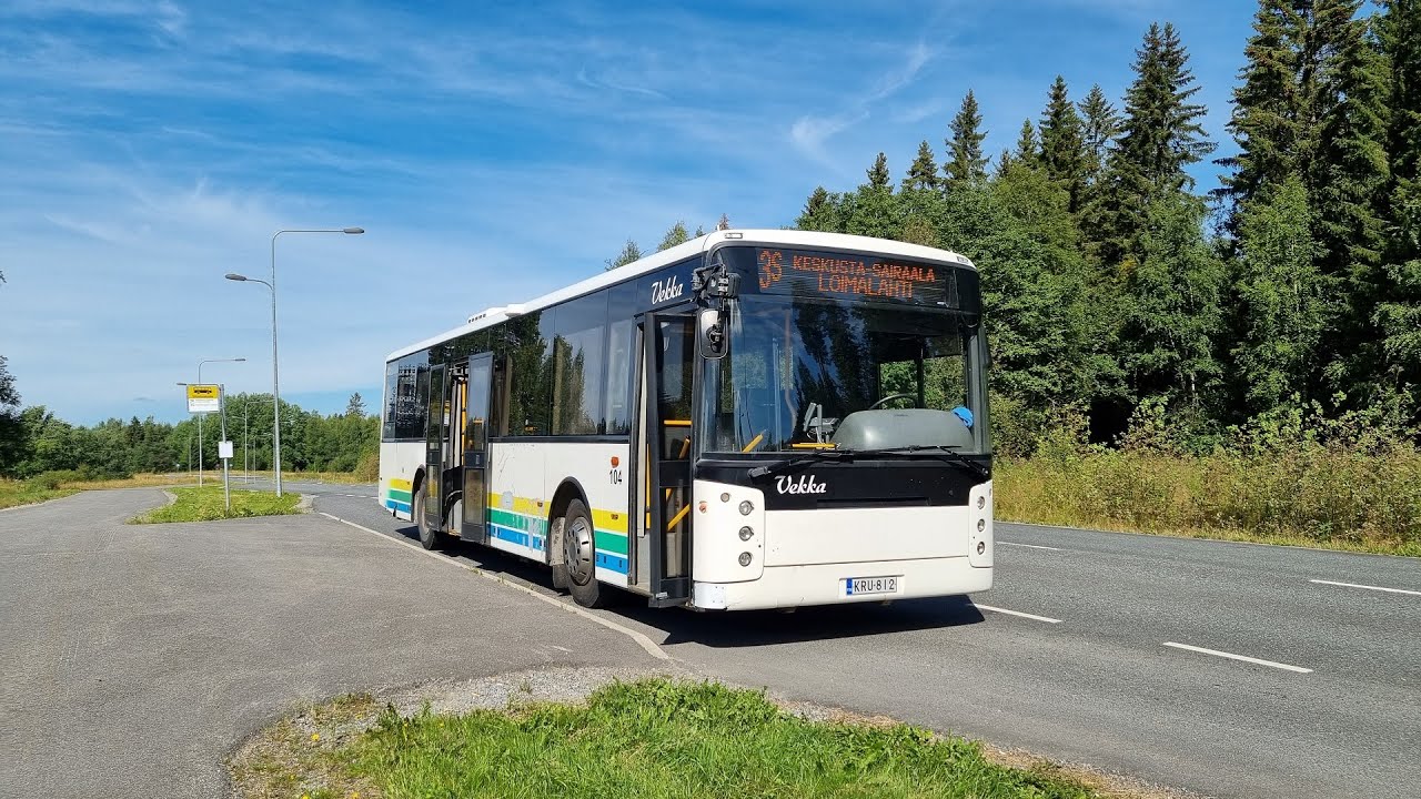 Scania Vest Center L Vekka 104, line 3S Linja-autoasema - Siiri, Hämeenlinna, Finland
