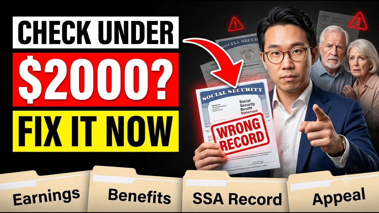 If Your SOCIAL SECURITY CHECK IS UNDER $2000&mdash;SSA Calculated Your Record Wrong?Fix It (2026 Warning)