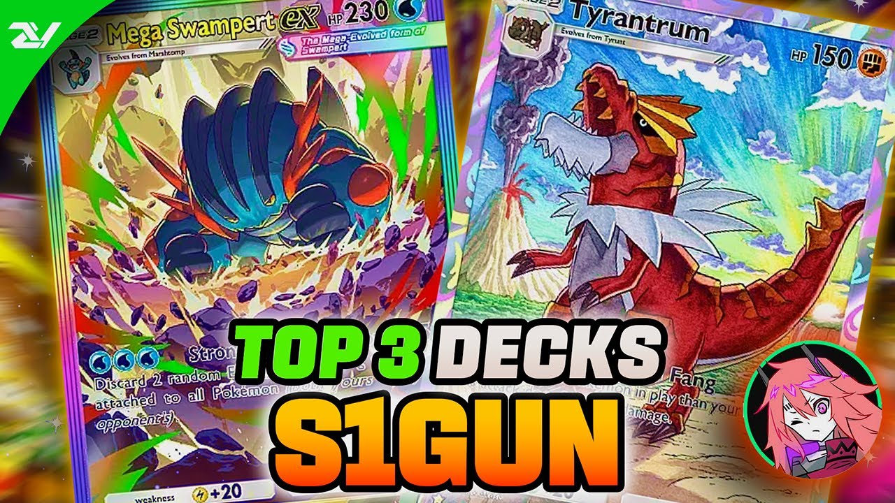 S1gun Revela sus 3 Decks SECRETOS para Pokemon TCG Pocket
