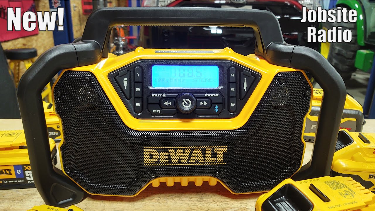 DEWALT DCR028 12V/20V  & AC Jobsite AM/FM Radio With Bluetooth Review