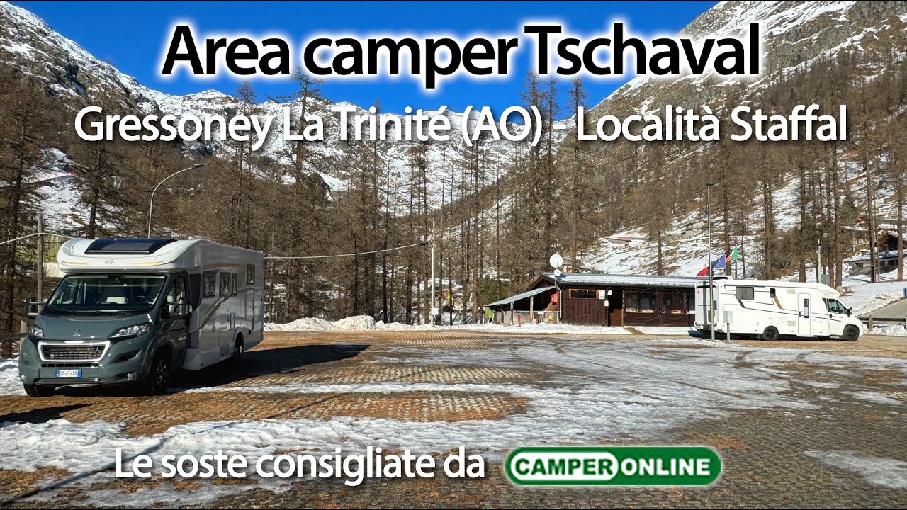 Le soste segnalate da CamperOnLine: Area Camper Tschaval