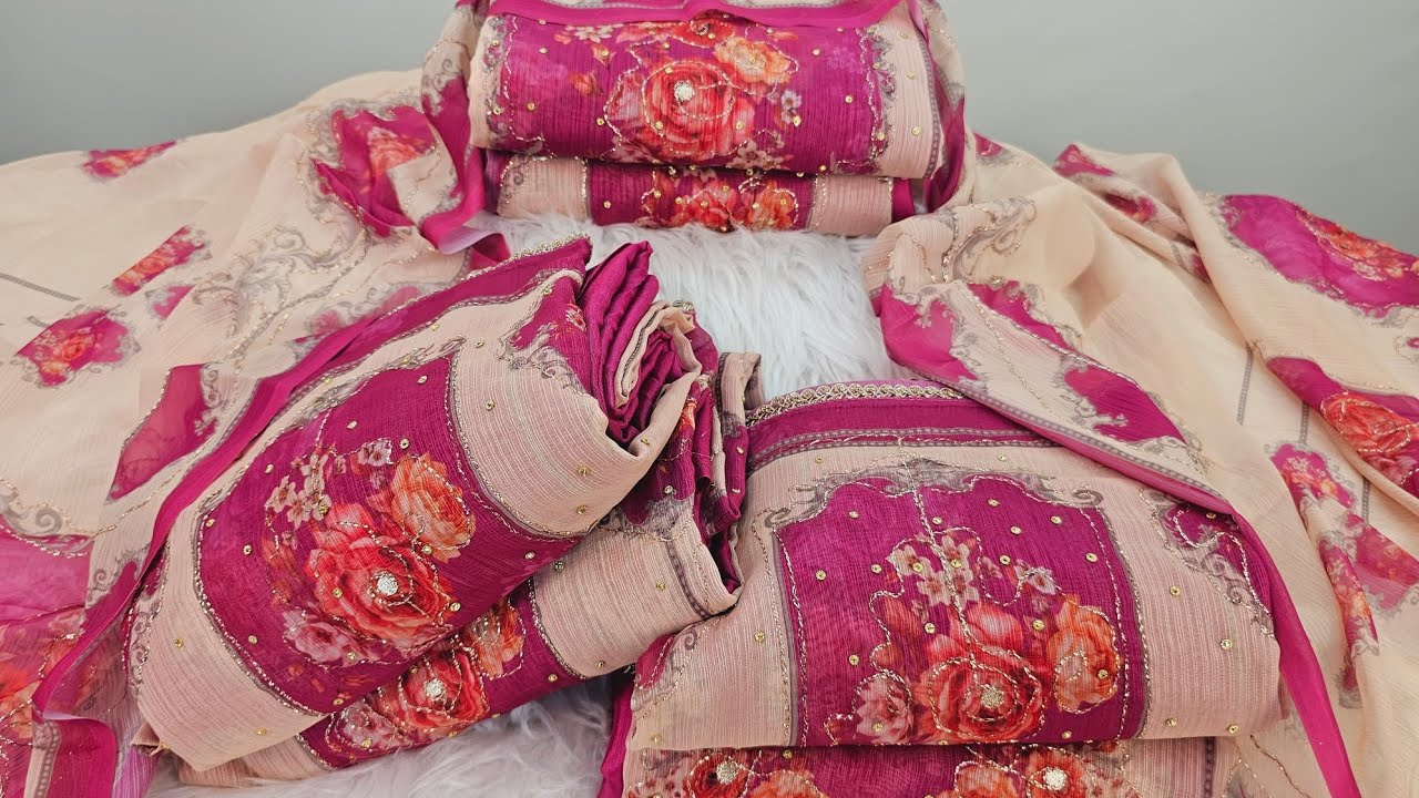 মনোমুগ্ধকর VIVEK Special পার্টি ড্রেস — Faisal Textile Dress 🎉 BEAUTIFUL COLOR | new design 2026