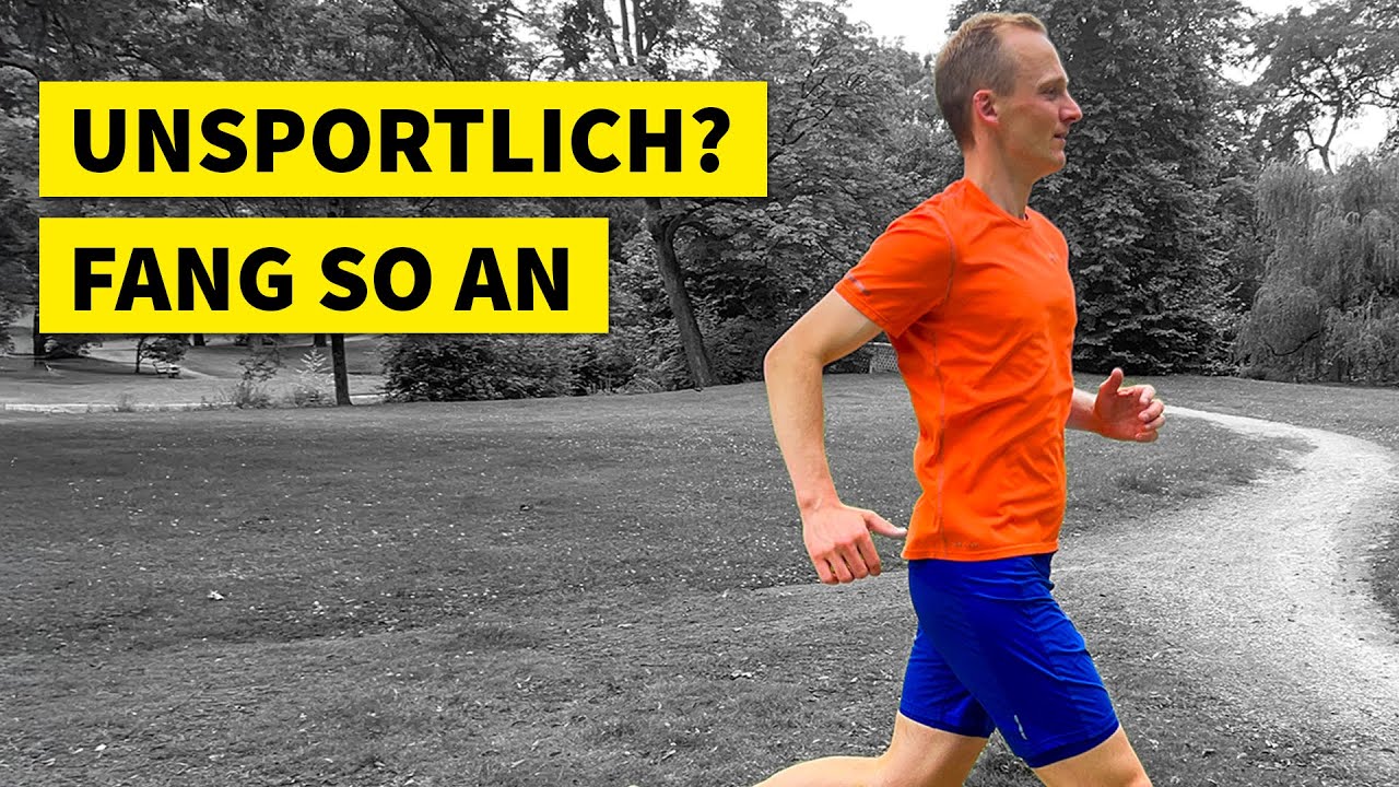 Der perfekte Einstieg  ins Joggen für alle, die sich unsportlich fühlen