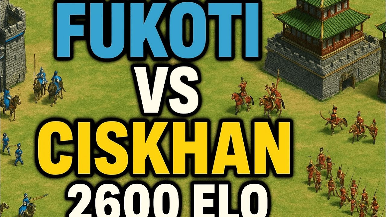 Turks VS Chinese  | 1v1 Arabia | Fukoti VS @ciskhan  2600+  Aoe2de