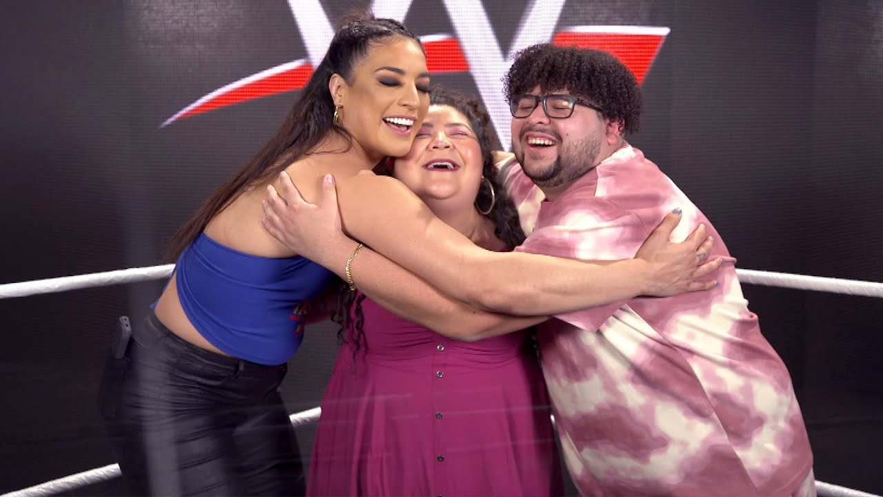 Raquel Rodriguez, Rico and Raini Rodriguez celebrate the start of Hispanic Heritage Month