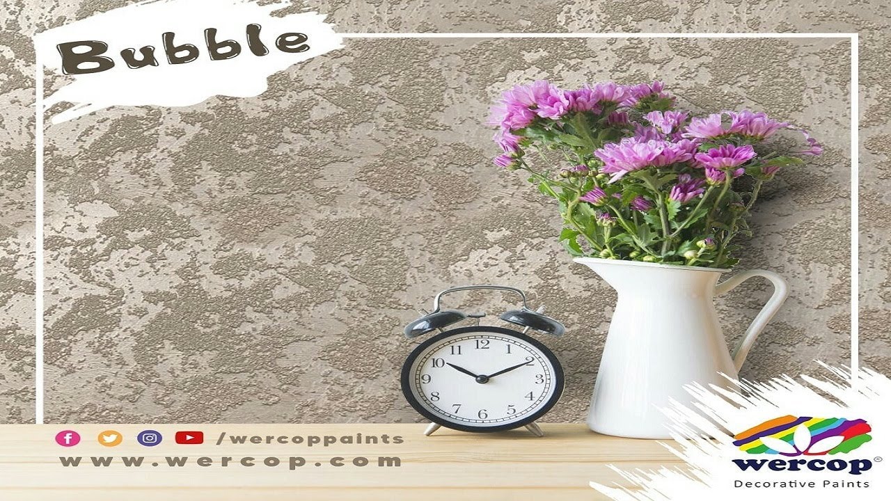 WERCOP Decorative Paint BUBBLE Application