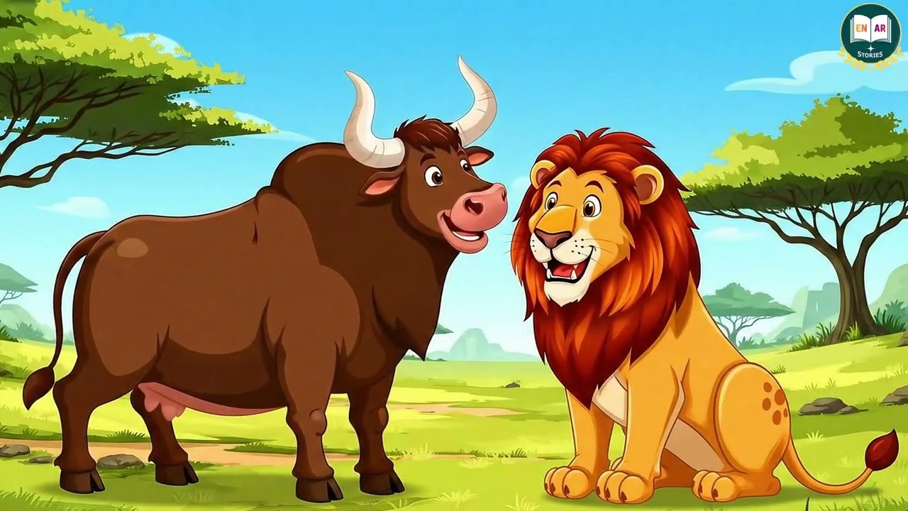 قصة الأسد والثور ( قصص كليلة ودمنة ) The story of the lion and the bull (Kalila and Dimna stories)
