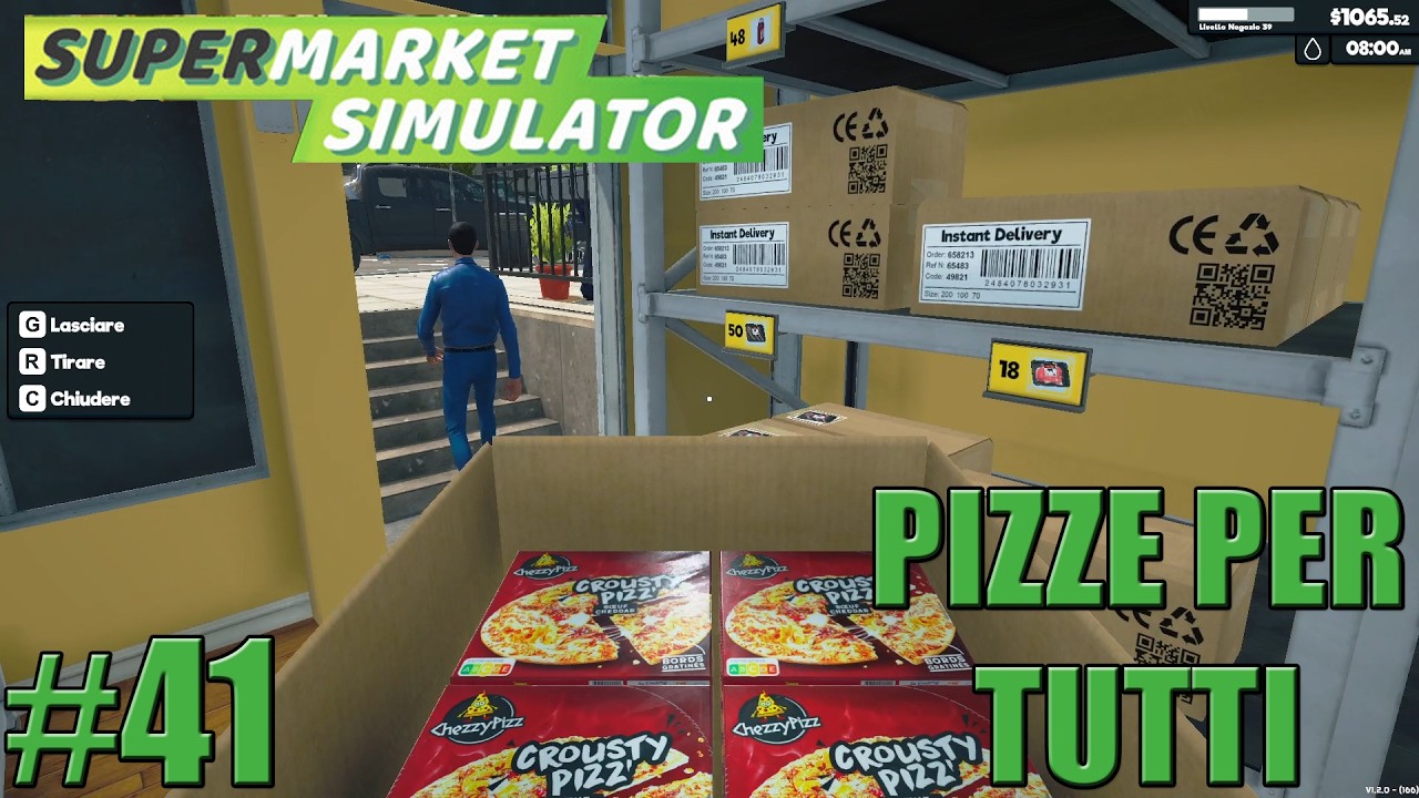 Supermarket Simulator - Gameplay ITA - Let's Play #41 - Altra licenza che ci fa guadagnare bene
