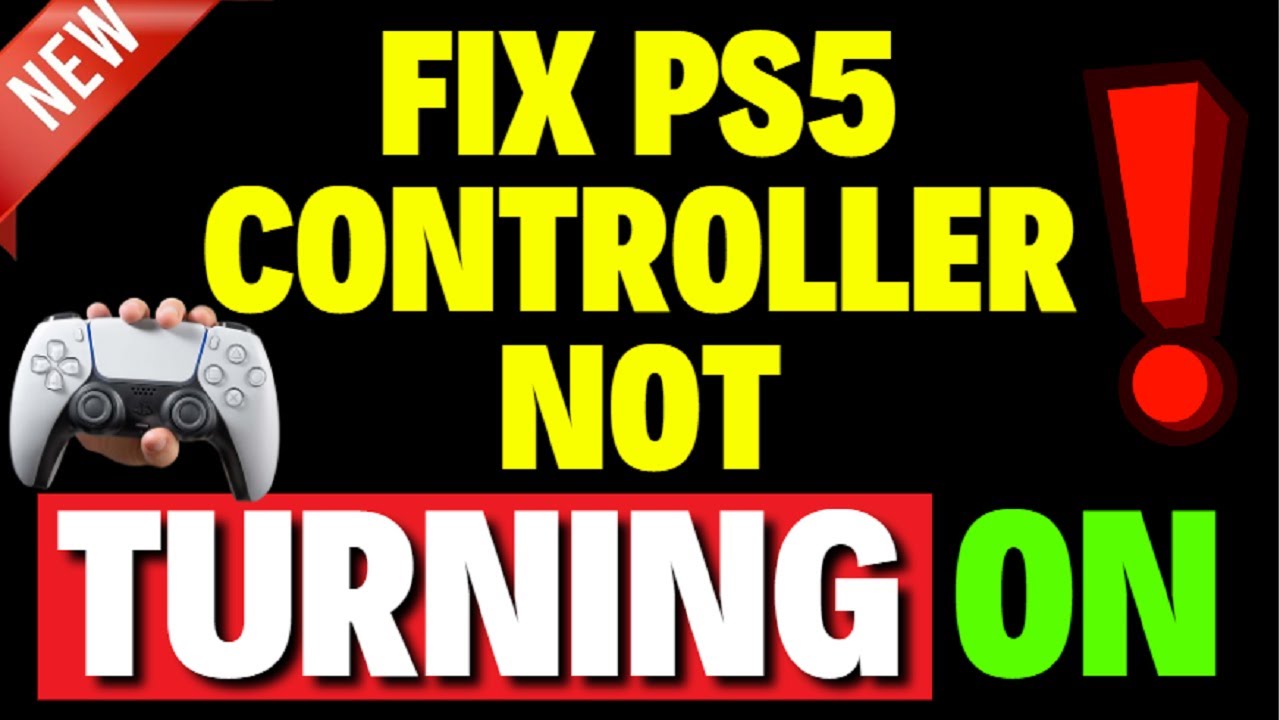 Как исправить проблему с невключением контроллера PS5